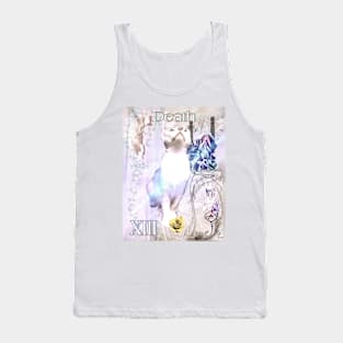 Death Tarot Card from Hazard Cats Tarot Tank Top